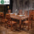 朝純木の食卓に浴びるチャンギのテーブル純木の長方形の中国明清古典彫刻西洋テーブル古代テーブルに倣う赤い檀色のテーブル138 cm*80 cm*75 cm