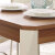 林氏大工北欧食テーブルセット4人のモダシンプロテーブル6椅子の純木テーブル家庭用テーブル経済型家具CP 1 R CP 1 Rテーブル+BI 3 S食事椅子*6