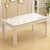 尚歩仕(shangbushi)尚歩仕テーブル鋼化ガラス料理テーブルとテーブルとテーブルとテーブルとテーブルの漆焼きセットセットセットレストランテーブルの白いテーブル(食事椅子を含まない)長さ100×幅60×高さ75