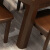 丽巢纯木食卓モダン中国式伸縮式折りたたみたみのテーブルとテーブルのセットD 630胡桃色一テーブル六椅子（809〓食事椅子*6）