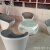 卡歌諾商談のテーブルと椅子の組み合わせ円卓のシンプロモーダルレジャー接待テーブルと椅子の創意個性茶何美容院接待テーブルと椅子の灰色の四つのテーブル