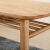 その生園の純木の食事のテーブルと椅子の北欧の白いオークの木の徳納のテーブルの1.2メートルの徳納のテーブル