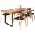 优品元素北欧纯木食テーブルセットモダシンプテーブル家庭用長方形テーブルカフェミルクティーレストランレストランのテーブルテーブルテーブルテーブルテーブル：120*60*75デスクトップの厚さ5 cm