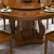 汲み吉香テーブル純木テーブル付きテーブルとテーブルとテーブルの組み合わせ新中国式モダリンサイズタワーホテルテーブル家具胡桃色1.5メートルシングルテーブル（回転盤）