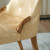ビュー恒2019新品のハイエンドオーダーメード洋風大理石円形テーブル超千皮シミュレーションテーブルセットペンション円卓ホテルレストランテーブル円形浅米黄色テーブル1.35メートルテーブル80回転盤に6つの椅子を配置します。