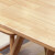 東半球の食卓北欧シンプロのテーブルとテーブルとテーブルのセットはテーブルの原木色の1.2メートルのテーブルです。