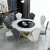 la-z-girlテーブル北欧大理石テーブル円形イタリア式軽い贅沢な家庭用モダシンプレルテーブルセット土豪金小タワーテーブル1.3 m/回転台をプレゼントします。