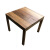 漫コーヒー胡桃の中のテーブルと椅子の老楡木純木カフェのテーブルと椅子の組み合わせはレトロな四角形の二人のテーブルです。70×70平面のテーブルです。