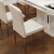 ディオ（DIHAO）テーブルはリビングルームのテーブルに伸縮可能です。ピアノ塗装多機能ストレージテーブル＋6椅子