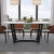 英恩北欧軽奢大理石テーブル純木テーブル椅子セット小タワーレストラン家具セットモダンジョンファッションメニューテーブル1.4 m食事テーブル*0.8 mシングルテーブル