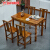 颐祥レストラン農家楽レストランのテーブルとテーブルとテーブルとテーブルとテーブルの組み合わせの面館純木炭素化テーブルとテーブルとテーブルのレストランのテーブルの4つの椅子