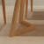 凱蒙豪創食卓純木食テーブルセット北欧日本式モダシンプテーブル原木角テーブルレストラン家具1618テーブル六椅子