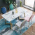 テーブルとテーブルの北欧大理石テーブル長方形テーブル家庭用リビングレジャー簡易テーブルテーブル軽贅沢テーブルテーブルセット160*80*75