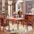 耐私家具洋風テーブルセット大理石テーブルテーブル純木長方形テーブルテーブルテーブルテーブルテーブルセット1.2 m大理石テーブル+4辺椅子