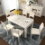 SUNHOO（SUNHOO）大理石テーブルテーブルとテーブルの組み合わせモダシンプレルテーブル四椅子レストラン家具15 K 3テーブル六椅子