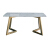 テーブルとテーブルの北欧大理石テーブル長方形テーブル家庭用リビングレジャー簡易テーブルテーブル軽贅沢テーブルテーブルセット160*80*75