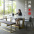 百简大理石テーブル長方形シンプロプロ子供用ステンレステーブルセット130*80 cm（シングルテーブル）