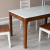 柏曼詩テーブル大理石テーブルテーブルミニ長方形モダシンプレルリビング家具純木足テーブルテーブルテーブルテーブルテーブルテーブルセット1.4 mテーブル+6椅子