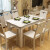 古宜（Gui）古宜食のテーブルと椅子の組み合わせ6人のモダシンプ長方形の大理石の純木質のテーブル家庭用4人のテーブルの現物1.3*0.8メートルの4つのテーブルの4つの椅子