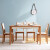 美しい未来の食卓の椅子セット北欧シングルス純木足食テーブルと椅子セット食事テーブルレストラン家具小さなテープ木目台面1.3 mテーブル+六椅子