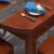 艾莉哲家具純木伸縮テーブルダイニングテーブル折りたたみたみテーブルとテーブルとテーブルとテーブルの組み合わせ円形テーブルダイニング家具lx 503柚木色のテーブル六椅子