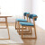 海善家雲端回形テーブル北欧日本式清新長方形テーブルオリジナルデザインテーブル北米FAS級ホワイトオークレストラン家具ホワイトオークテーブル（120*80*75）単一テーブル