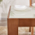 A家家具食卓モダンシプロテーブルテーブルテーブルテーブルセットガラステーブルAタイプテーブル4つの椅子（梨色）