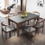 ホー庭の食卓のテーブルとテーブルのセット小さいテーブルのセット北欧シンプテーブルの焼き石テーブル大理石テーブルのテーブルmodanレストランの家具のテーブルの1つのテーブルの1.3*0.8メートル