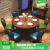 oubisenアメリカ純木式テーブルとテーブルの組み合わせ家庭用食事テーブル小タワー多機能折りたたみたみ伸縮式テーブル単テーブル（860-1380伸縮可能）＊1380*750