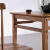 カサティ純木食卓シン新中国式テーブルセット長方形テーブル六台1.3 mテーブル+四脚のテーブル