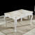 俊然洋風テーブル純木テーブル、大理石テーブル、長方形テーブル、テーブルセット、高級テーブル、レストラン、家具、シングルテーブル、1.4メートル-銀テーブルの描画
