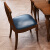 アイリス家具アメリカ式テーブルセット全純木テーブル洋風テーブルテーブルセット現物1.45 m全純木テーブル+4本の青い本革の食事椅子