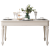 ウェスタンニの純木のテーブルとテーブルの組み合わせは、アメリカのモダシンプの長方形の象牙の白桃色のテーブルです。CZ 001の白いテーブルと1.5 Mの6つの椅子です。