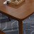 テーブル全纯食テーブルセット北欧日本式テーブルテーブルモデルモデルテーブル長方形テーブルゴム木レストラン家具クミの木色1.3 mシングルテーブル
