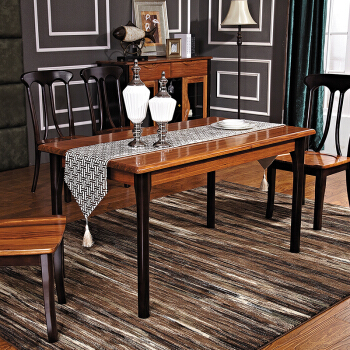 瑞銀烏金木純木テーブルとテーブルとテーブルの組み合わせモダシンプ中国式テーブル
