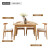 FGMEテーブル純木食テーブルセット長方形北欧食卓小タワーテーブル食事テーブル家庭用シンプ1.2 mテーブル純木テーブル