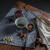 北欧モダシンプレル日本式クロウモミテーブルテーブルテーブルテーブルテーブルテーブルテーブルとテーブルとテーブルのセットブラックロックミールの木140*70