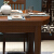 美しい巣のテーブルテーブルとテーブルの組み合わせは、純木の折り畳み式多機能ゴムテーブルテーブルの周りのテーブルの大気ラウンドテーブル6テーブルの4つのテーブルの胡桃色のテーブル6つの椅子（901食事用の椅子*6）です。