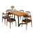 左大工の食卓シンプロテーブル家庭用長方形レストランモダシンプテーブルセット北欧4人6人のテーブルとテーブル、その他のサイズのオーダーメイドは製品ではありません。