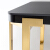 モダンファミリータワー正方形モダシンプレル焼きガラステーブルテーブルテーブルテーブルテーブルとテーブルテーブルテーブルの黒い漆焼きガラス（組立）テーブル六椅子（標準サイズ）