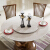 夫婦の食卓北欧テーブル純木テーブルセットレストランシンプロ円形食事テーブルテーブルテーブル家具円卓六椅子
