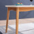 純木食卓歺テーブルとテーブルの組み合わせ北欧insスチールガラステーブルの食事とテーブルのセット小さいタイプロ風長方形洋風北欧テーブル純木色1.2*07単一テーブル