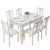 洋風の食事テーブルとテーブルの組み合わせ長方形の純木テーブルテーブル小さなテーブル家庭用豪華大理石テーブルの簡単なテーブル青玉デフォルトの説明金スタイルの青玉Aタイプの椅子と1.4メートルのテーブルの4つの椅子を組み合わせます。