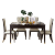 IMDテーブル純木テーブルアメリカ式テーブルセットテーブルルーム逸品家具軽奢チェリー木家具テーブル1.35 m