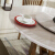 夫婦の食卓北欧テーブル純木テーブルセットレストランシンプロ円形食事テーブルテーブルテーブル家具円卓六椅子