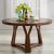 明るい家具テーブル純木円卓楡木テーブル4105セット：一つのテーブルの四つの椅子