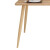 哈駱顿（HALODN）テーブルとテーブルのセット北欧モダンプシンホテルのテーブルテーブルテーブルの長方形テーブルの原木色（1テーブル4牛の角椅子）120*60*75 cm