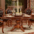 意爵（YIJUE）意爵YIJUEテーブル洋風田園料理テーブルとテーブルの組み合わせ1.8 mテーブル+12辺の椅子