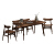 木坊テーブル純木レストラン家具純木テーブルセットイタリア長方形のクルミのテーブルT 1309シングルテーブル（1.4 m）が直下しています。