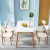 QUANUホームテーブルとテーブルの組み合わせモダシンプ家庭用テーブル北欧長方形テーブルセット120380テーブル+食事椅子(4本)